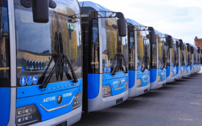 Городской автопарк пополнился 25 новыми автобусами