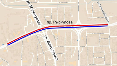 Участки транспортной развязки на проспекте Рыскулова в Алматы временно перекроют
