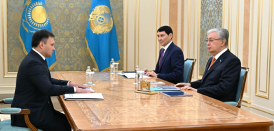 Глава государства принял председателя правления АО НК «КазМунайГаз»