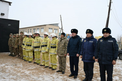 В селе Акжайык открыли модернизированный пожарный пункт по программе «Ауыл құтқарушылары»