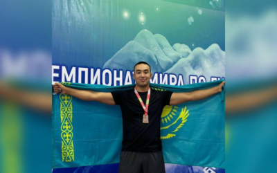 Полицейский из Актобе – серебряный призер чемпионата мира по гиревому спорту