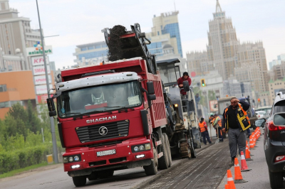 Участок по проспекту Кабанбай батыра закрыли в Астане до 18 июня